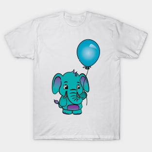 Elephant with Balloon T-Shirt